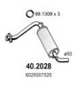 RENAU 6025007525 Front Silencer